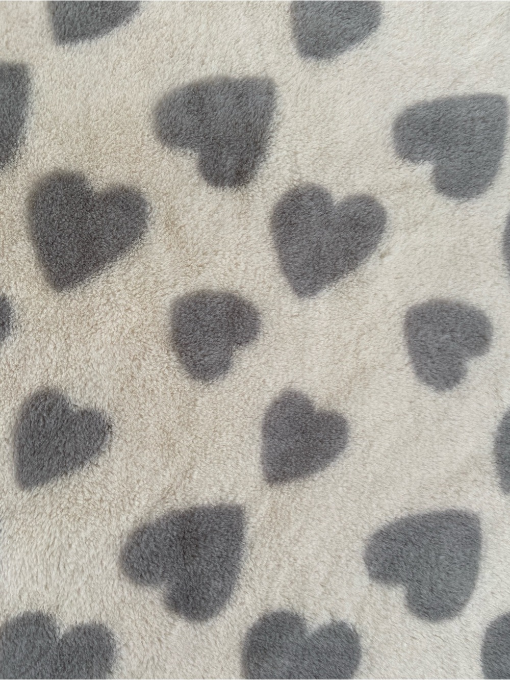 HTF Rachel Zoe Faux Fur Heart Patterned Throw Blanket Valentines Day - Picture 4 of 13